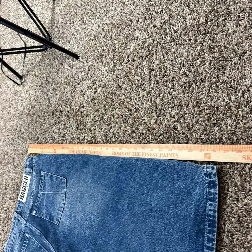 Ragged Jeans Denim Wide-Leg Jorts